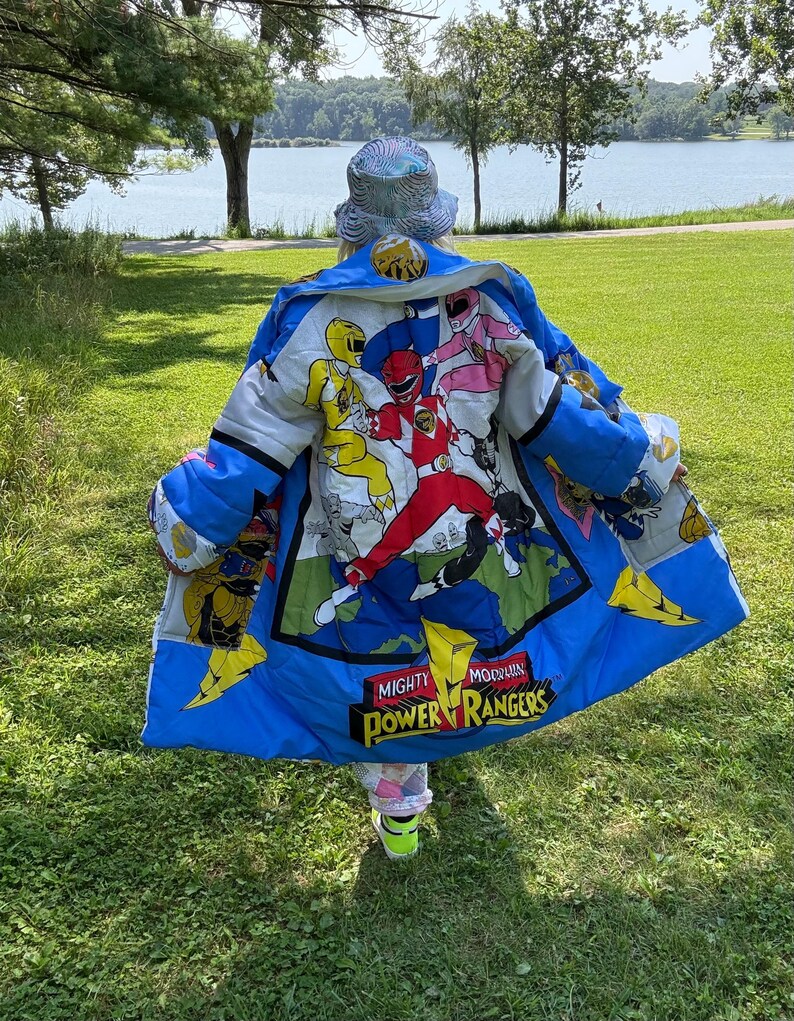 Mighty Power Rangers 90s Kid Cozy Blanket Coat - Etsy