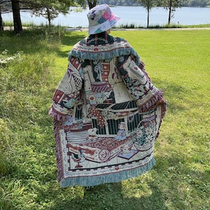 Granny’s Attic Treasures Long Blanket Coat