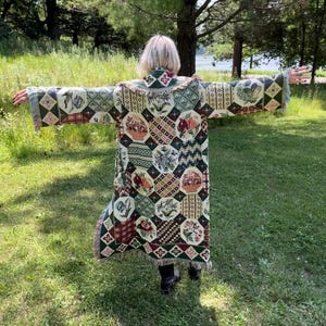Country Cutie Long Fringe Blanket Coat
