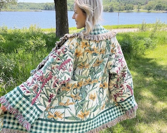 Wildflower Babe Cozy Blanket Coat
