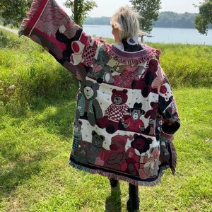 Teddy Bear Snuggles Extra Oversized Cozy Blanket Jacket