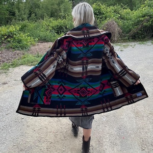 Mountain Wonders Cozy Wool Blanket Jacket