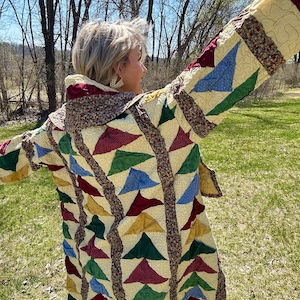 Golden Flying Geese Quilt Coat image 5