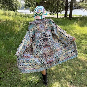 Wild Thing Original Psychedelic Art Blanket Coat