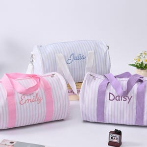 Personalized Monogrammed Duffel Bag/ Toddler Duffel Bag With Name/ Embroidered Duffel Bag for Kids/ Travel Overnight Bag/ Boys Sports Bag