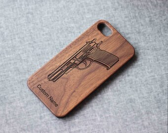 Gun Iphone Case Etsy