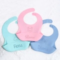 Personalized Silicone Baby Bib with Collecting Tray/ Engraved Silicone Bibs/ BPA-Free, Waterproof & Washable/ New Mom Gift/ Baby Shower Gift product logo