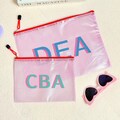 Personalized Waterproof Pool Bag/ Shadow Monogram Pool Bag/ Custom Toiletry Bag/ Custom Wet Dry Bag/Personalized Beach Pouch/Bridesmaid Gift product logo