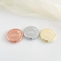 Customized Pocket Makeup Mirror, Beautiful Wedding Gift, Hen Party Gift, Delicate Engrave Compact Mirror, Bridesmaid Gift, Bachelorette Gift product logo