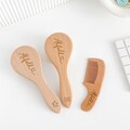 Personalized Wooden Baby Hair Brush/Newborn Baby Gift/Custom Baby Gift Girls/New Baby Shower Gift/Easter Basket Stuffers/Baby Keepsake Gift product logo