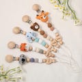 Personalized Pacifier Clip/ Custom Dummy Clip/ Pacifier Holder/ Crochet Animal Pacifier Clip/ Soother Clip/ Baby Binky Clip/Baby Shower Gift product logo