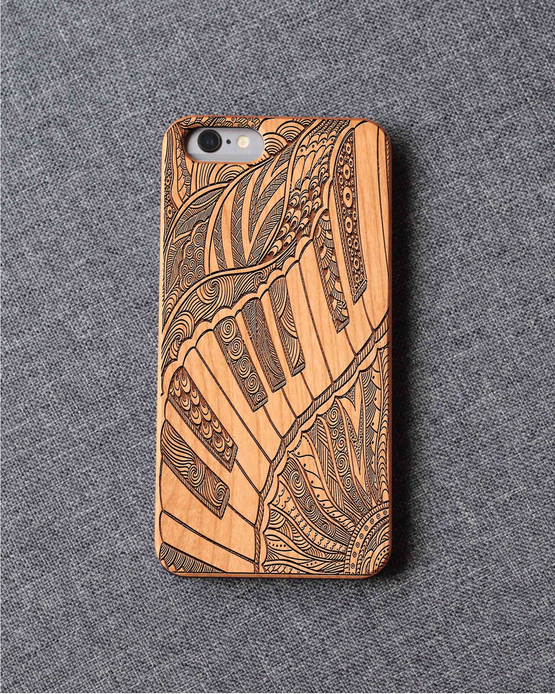 Piano keyboard Phone case for iPhone 12 mini XR XS X wood Etsy