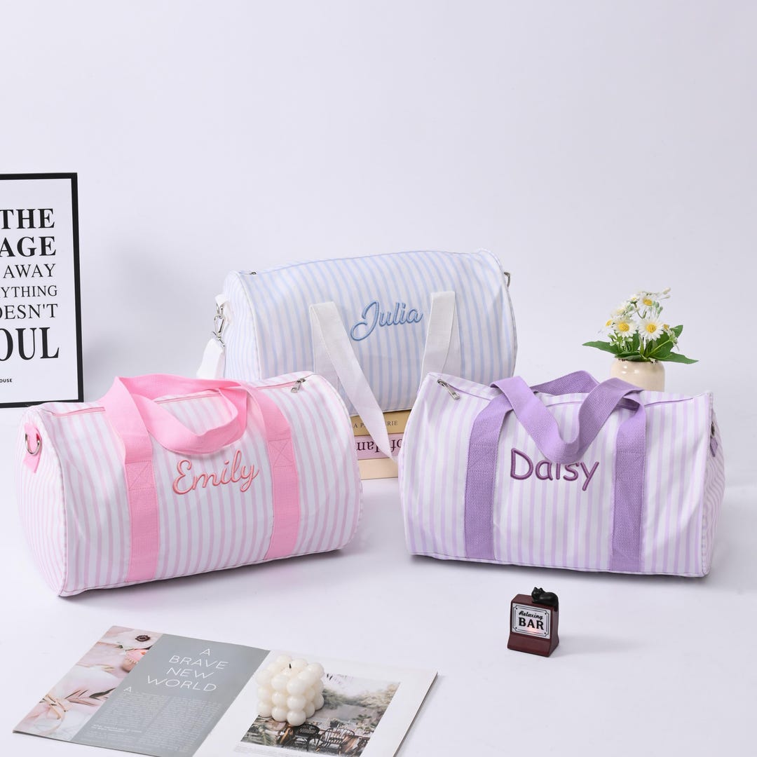 Personalized Monogrammed Duffel Bag/ Toddler Duffel Bag With Name ...