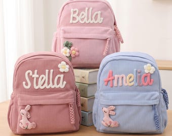 Personalized Toddler Backpack/ Custom Name Kids School Bag/ Preschool Backpack For Boys Girls/ Summer Camp Bag/ Back To School Gift