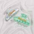 Personalized Engraved Hair Claw Clip/ Custom Name Hair Clip/ Custom Claw Clip With Name/ Bridesmaid Gift/Birthday Gift for Mom/ Gift for Her product logo
