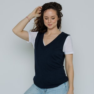 Navy blue color sweater deals