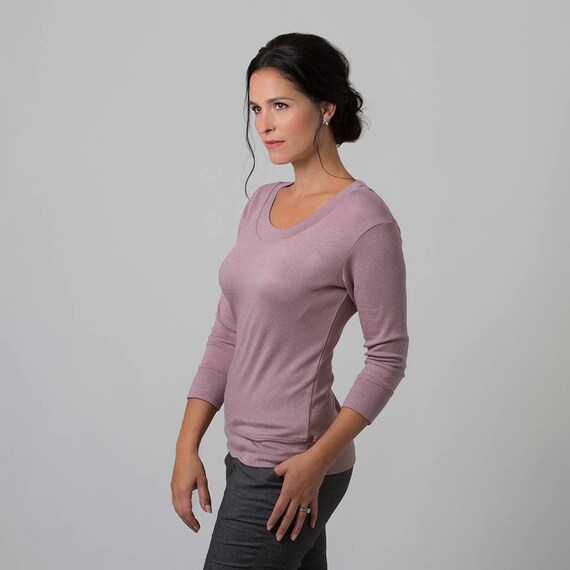scoop neck sweater