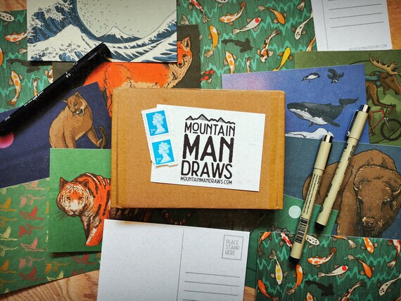 Postcard Print Collection, set of 10