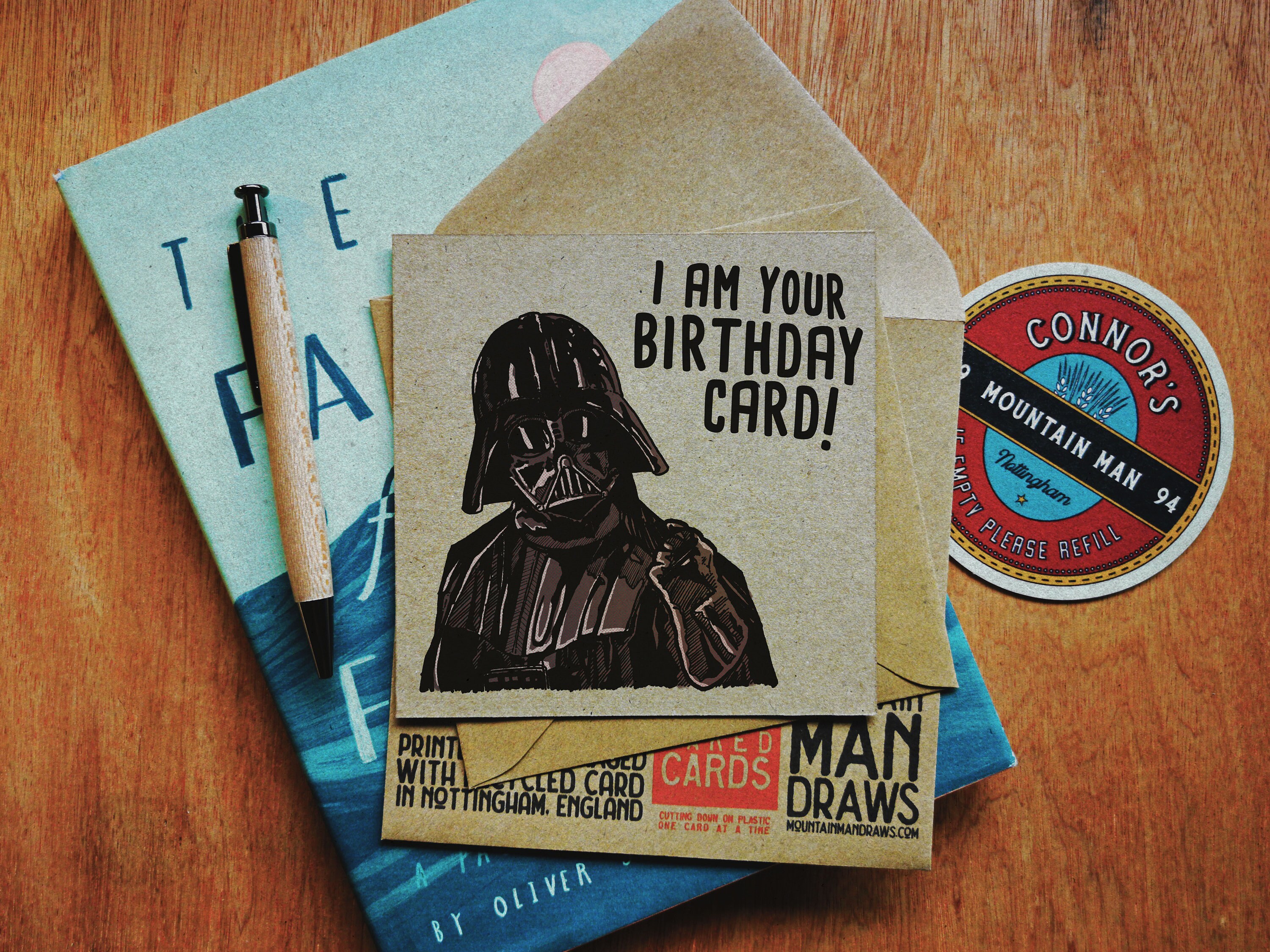 I Am Your Birthday Card Star Wars Darth Vader Card - Etsy