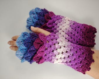 Guantes sin dedos de escamas de dragón de lujo **ÚLTIMA OPORTUNIDAD**