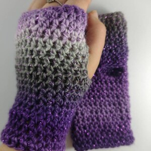 Witchy Wrist Warmers / mermaid gloves / rainbow arm warmers / fingerless mittens LAST CHANCE image 7