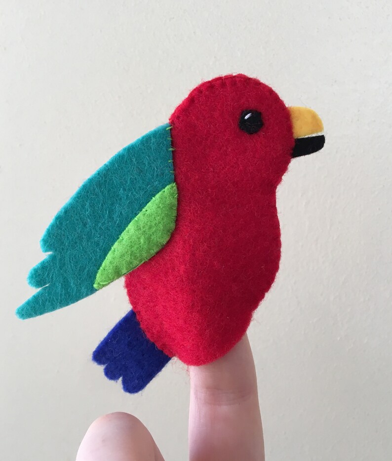 Native Australian Birds Felt finger puppet set Etsy