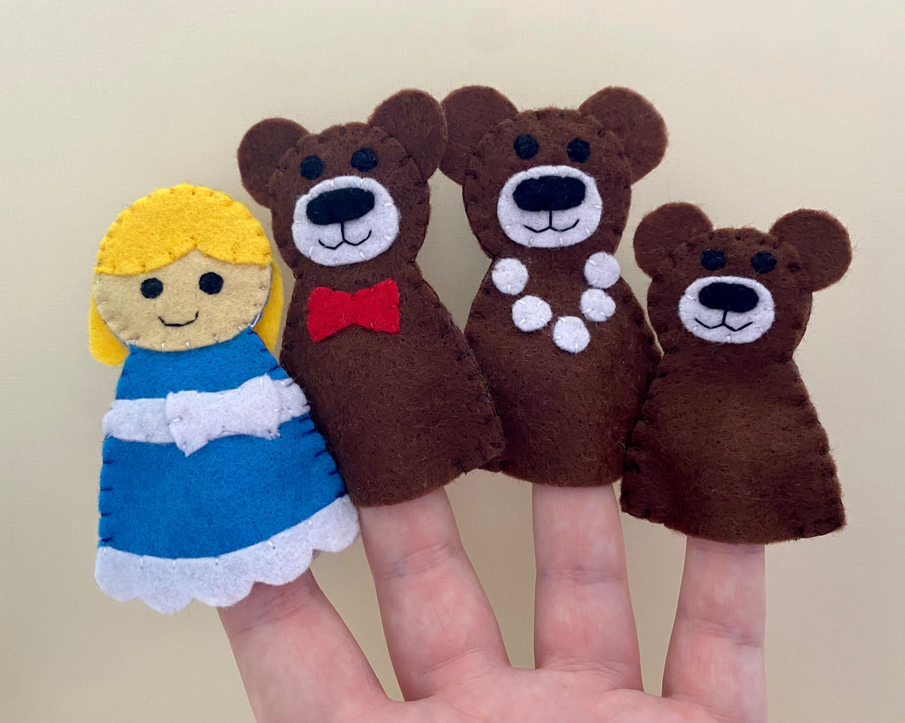 Goldilocks and the three bears hotsell hand puppets