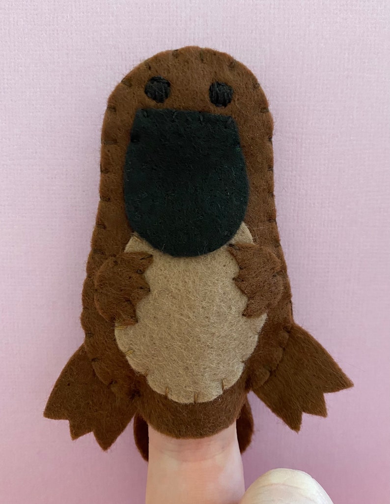 Australian Animals Felt Finger Puppet Set Etsy Australia