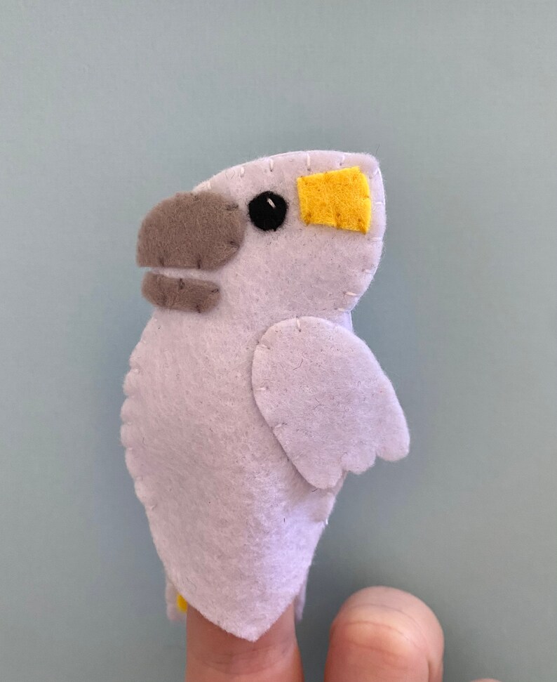 Australian Birds Felt Finger Puppet Set Etsy Australia