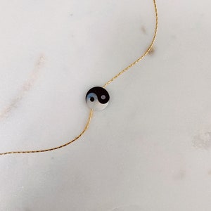 Yin Yang Chain Choker Necklace