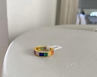 Over the Rainbow Jewel Statement Ring