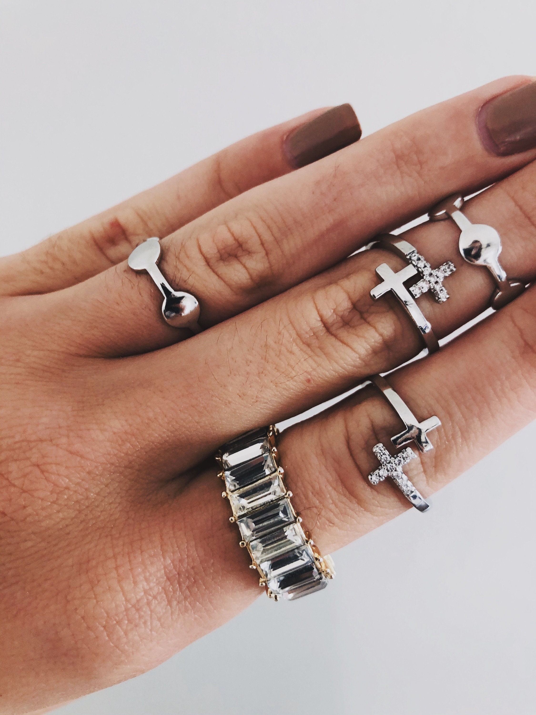 Silver Circle Adjustable Ring