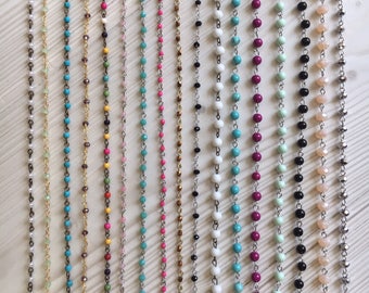 Rosary Choker Necklaces, Rosary, Rosary Layering Choker Necklace, Gift for her,