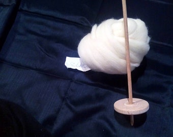 Hand spindle/disc spindle with combed tops