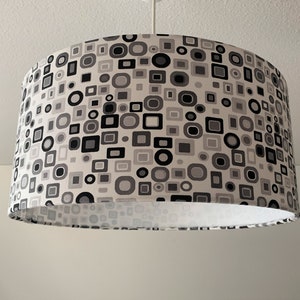 Lampshade "Retro Circles" D40cm