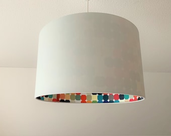 Lampshade "Pixel Light Grey"