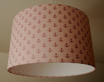 Lampshade "Glitter Anchors"