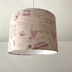lampshade "Vintage" (burgundy)