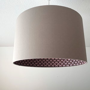 Lampshade "Retro-Taupe"