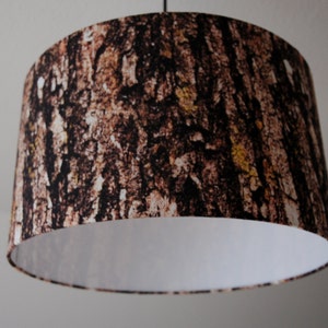 Lampshade &quot;Tree bark&quot; (tree bark) D40cm