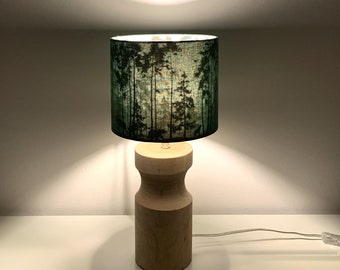 Tischlampe "Im Wald-Moosgrün"