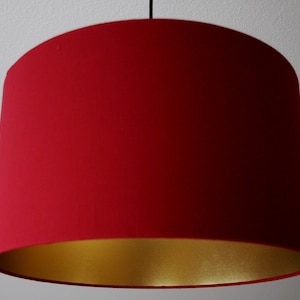 Lampshade "Wine-red-gold"