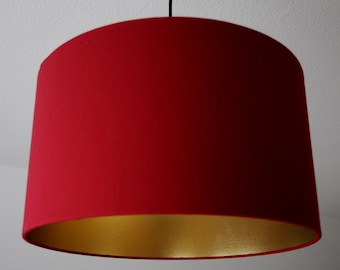 Lampenschirm "Wine-red-gold"