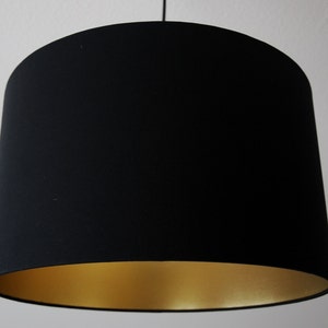 Lampshade "Black-Gold"