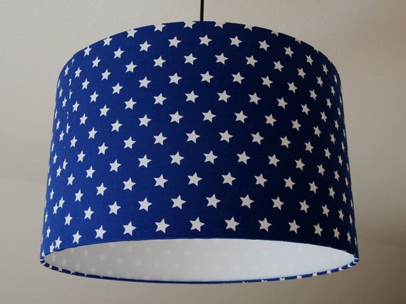 Blue online star lampshade