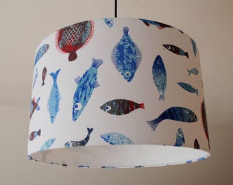 Lampshade "A lot of fishes"