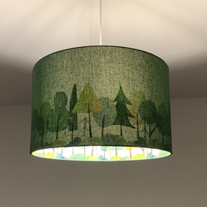 Lampshade "Fairy Tale Forest Moss Green"