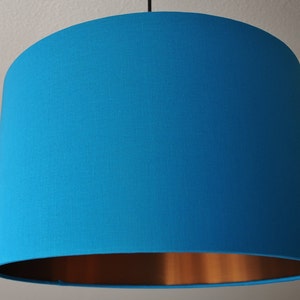 Lampshade &quot;Turquoise-copper&quot; (turquoise copper)
