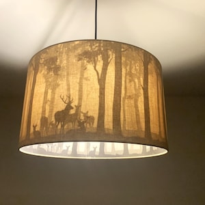 lampshade &quot;In the forest-light beige&quot;