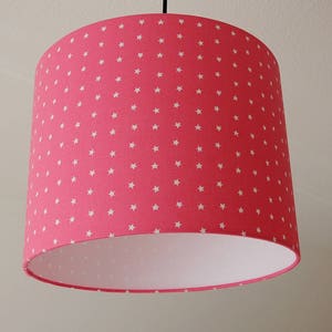 Abażur "Gwiazdy" (różowy) śr.30cm